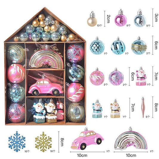 Rynx | 70-piece Set: Christmas Tree Decorations Christmas Balls