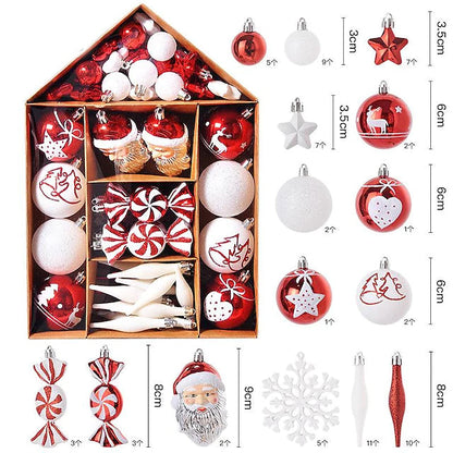 Rynx | 70-piece Set: Christmas Tree Decorations Christmas Balls