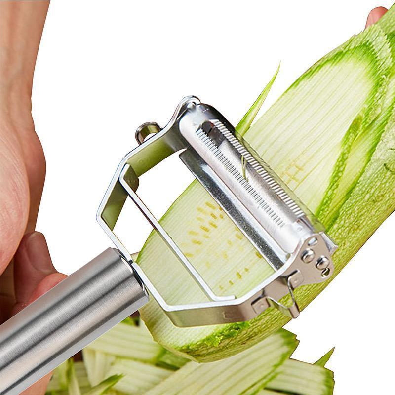 Rynx | Ultra-Sharp Stainless Steel Multi-Function Vegetable Peeler & Julienne Cutter