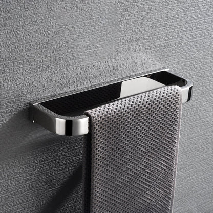 Rynx | 5-piece modern bathroom accessories as a single item or in a set Polished chrome bathroom set