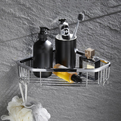 Rynx | 5-piece modern bathroom accessories as a single item or in a set Polished chrome bathroom set