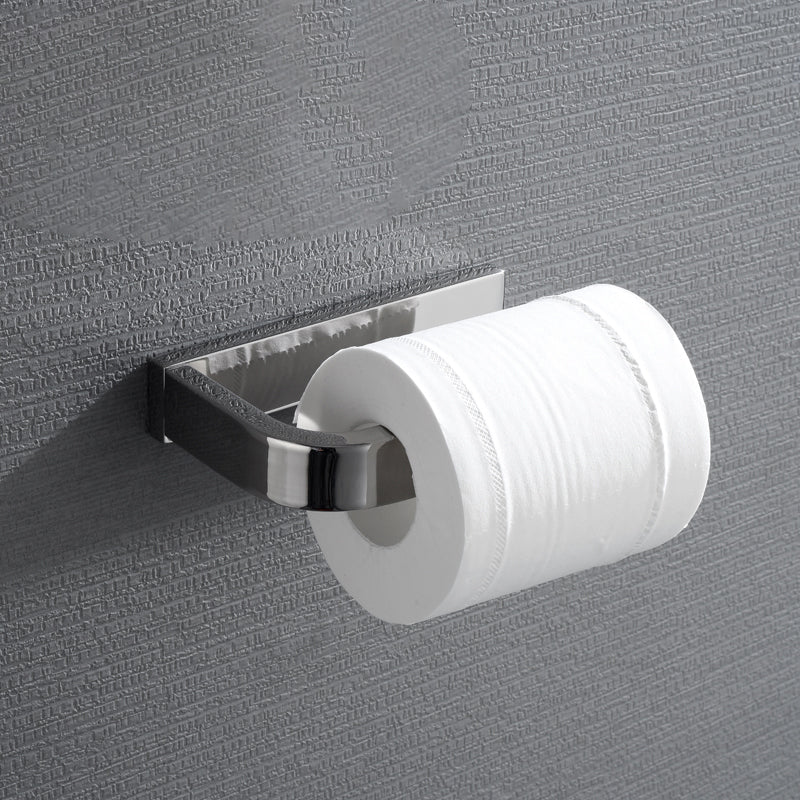 Rynx | 5-piece modern bathroom accessories as a single item or in a set Polished chrome bathroom set