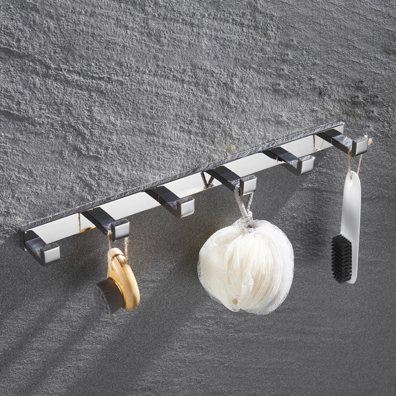 Rynx | 5-piece modern bathroom accessories as a single item or in a set Polished chrome bathroom set