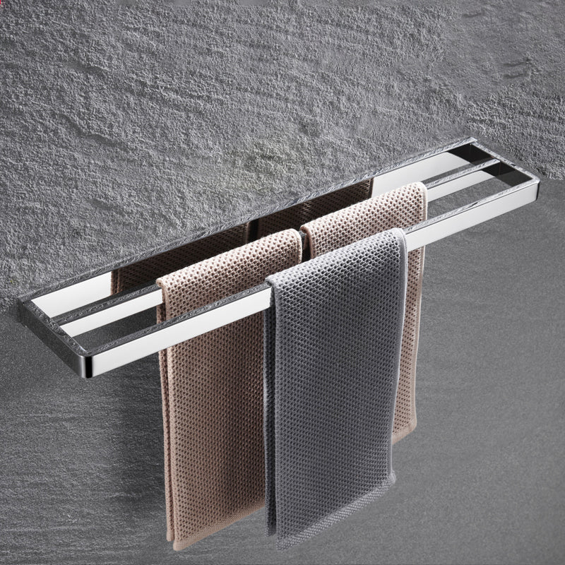 Rynx | 5-piece modern bathroom accessories as a single item or in a set Polished chrome bathroom set