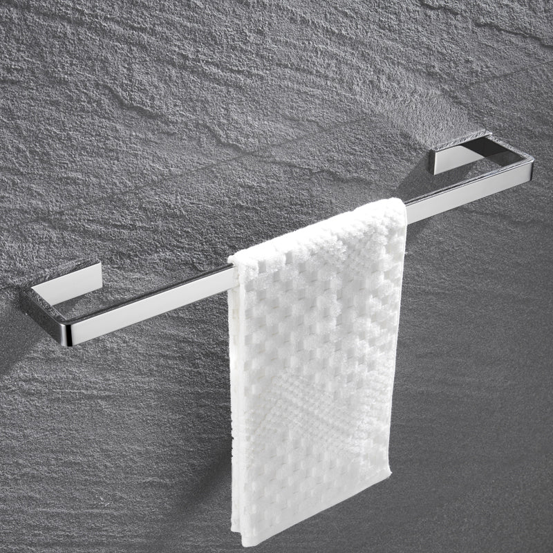 Rynx | 5-piece modern bathroom accessories as a single item or in a set Polished chrome bathroom set