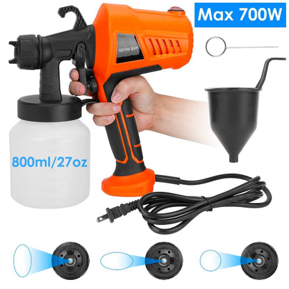 Rynx | 700W Electric Paint Sprayer Handheld with 3 Spray Patterns 800ml