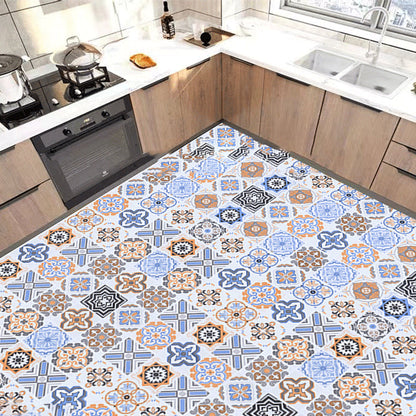 Rynx | Modern PVC Flooring Self-adhesive Geometrically Printed Low Gloss Vinyl Floor Planks