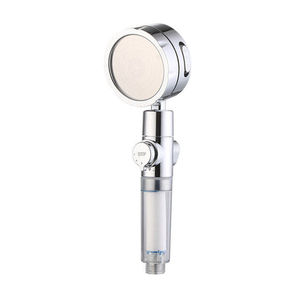 Rynx | Modern Handheld Showerhead 3 Spray Round Metal Shower Heads