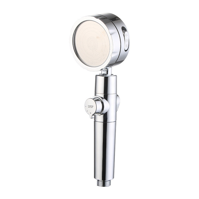 Rynx | Modern Handheld Showerhead 3 Spray Round Metal Shower Heads
