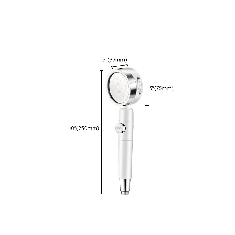 Rynx | Modern Handheld Showerhead 3 Spray Round Metal Shower Heads