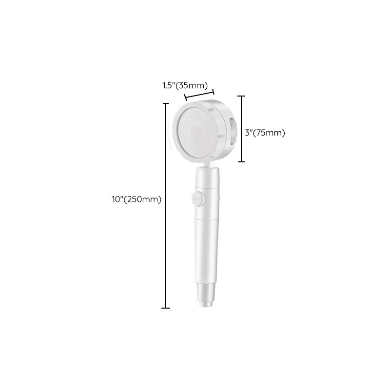Rynx | Modern Handheld Showerhead 3 Spray Round Metal Shower Heads