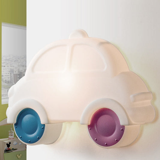 Rynx | Car Corner Wall Lamp Lighting Plastic LED Cartoon White-Blue-Pink Wall Lamp Fixture