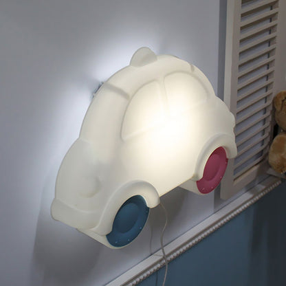 Rynx | Car Corner Wall Lamp Lighting Plastic LED Cartoon White-Blue-Pink Wall Lamp Fixture