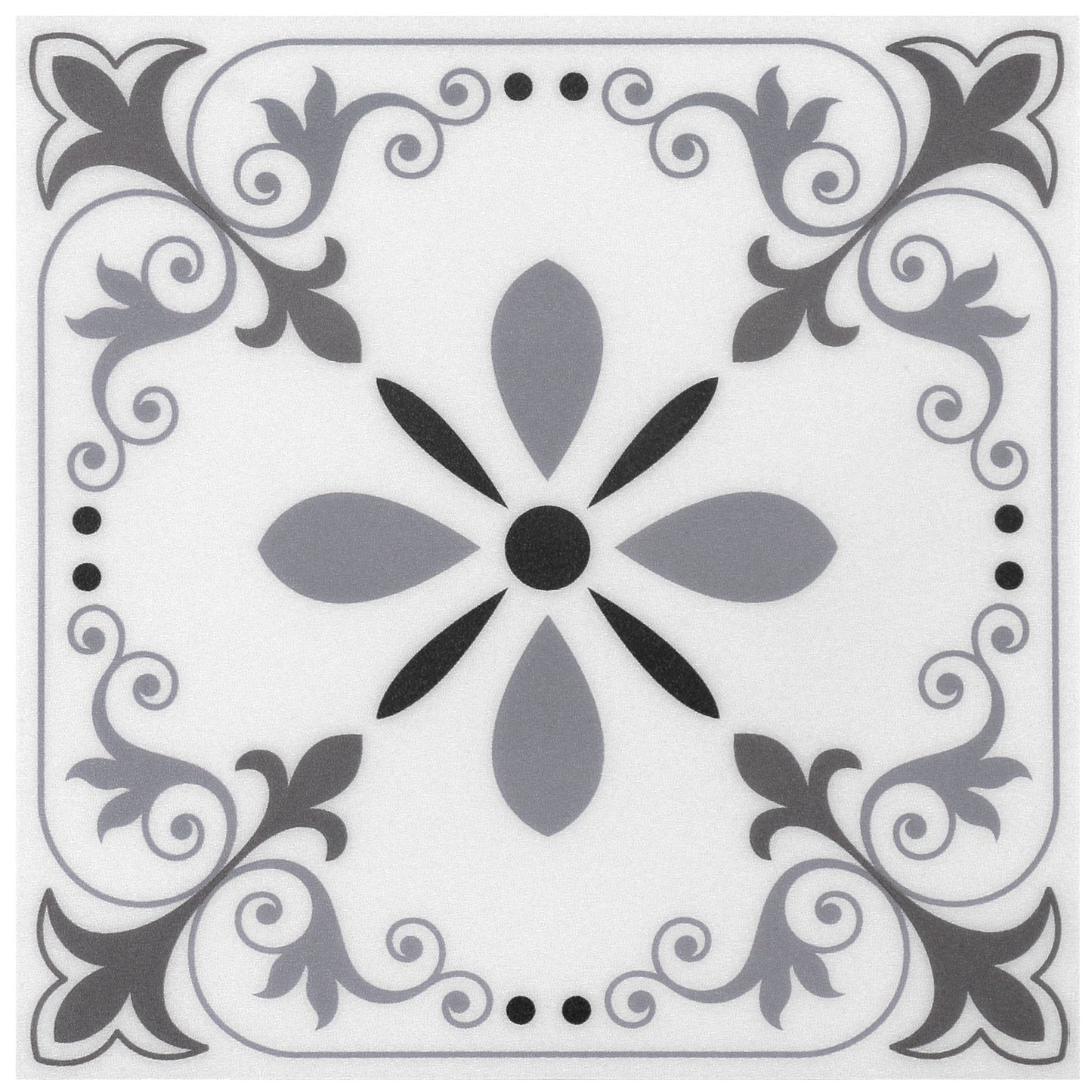 Rynx | Print PVC Peel & Stick Tile Field Tile for Kitchen and Bathroom Back Wall