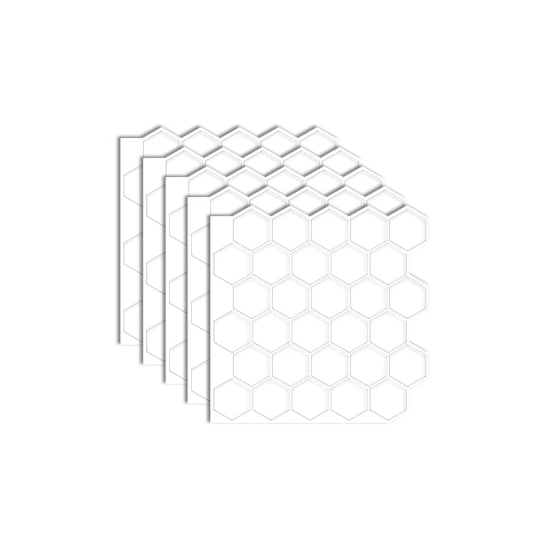 Rynx | Square Peel and Stick Back Wall Modern Plastic Peel and Stick Back Wall