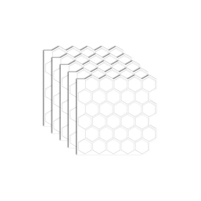 Rynx | Square Peel and Stick Back Wall Modern Plastic Peel and Stick Back Wall