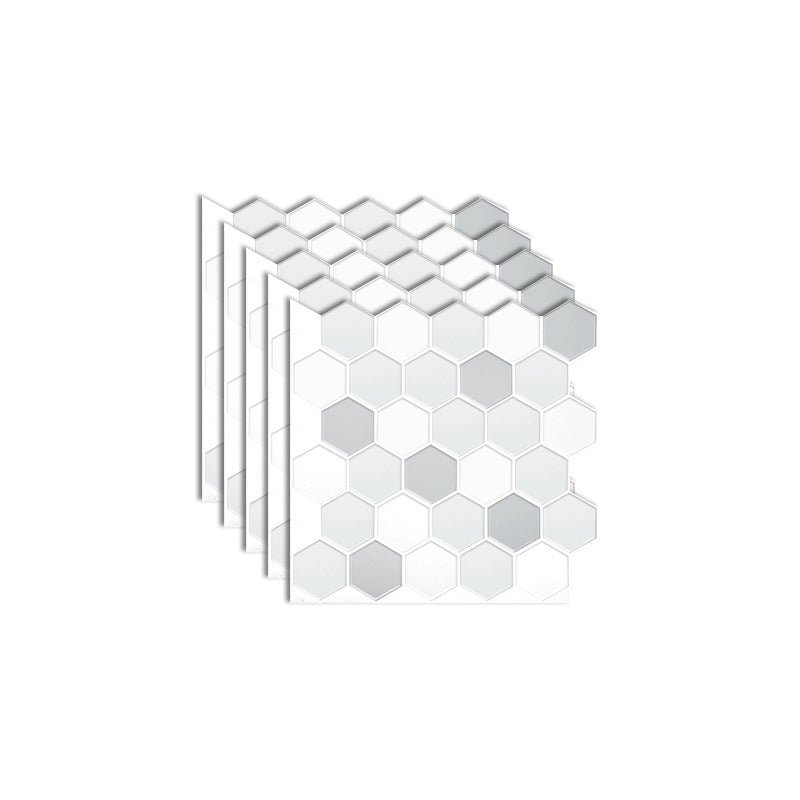 Rynx | Square Peel and Stick Back Wall Modern Plastic Peel and Stick Back Wall