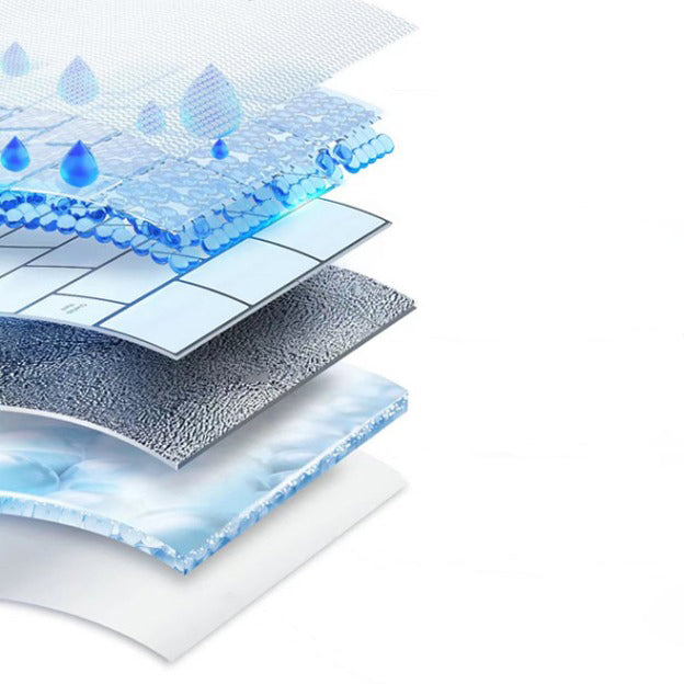 Rynx | Square Peel and Stick Back Wall Modern Plastic Peel and Stick Back Wall