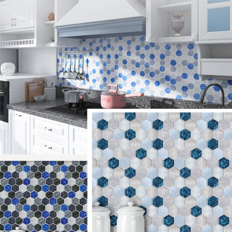 Rynx | Square Peel and Stick Back Wall Modern Plastic Peel and Stick Back Wall