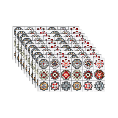 Rynx | PVC Rectangular 10 Pack 12" X 23" Peel & Stick Mosaic Tile Kitchen and Bathroom