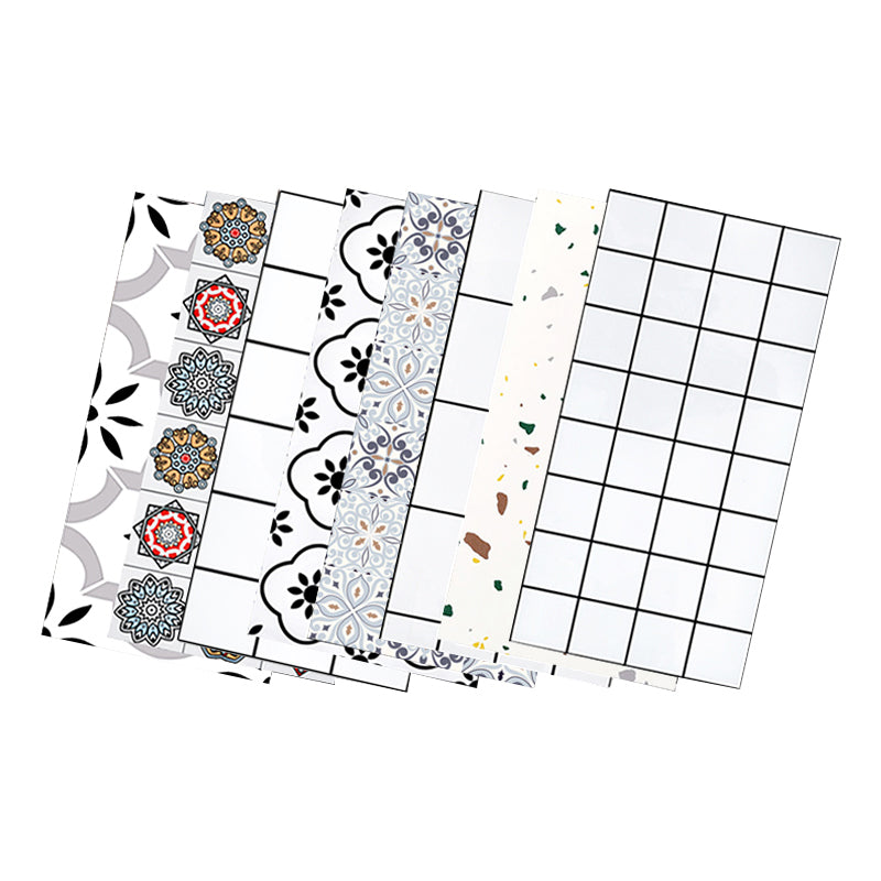 Rynx | PVC Rectangular 10 Pack 12" X 23" Peel & Stick Mosaic Tile Kitchen and Bathroom