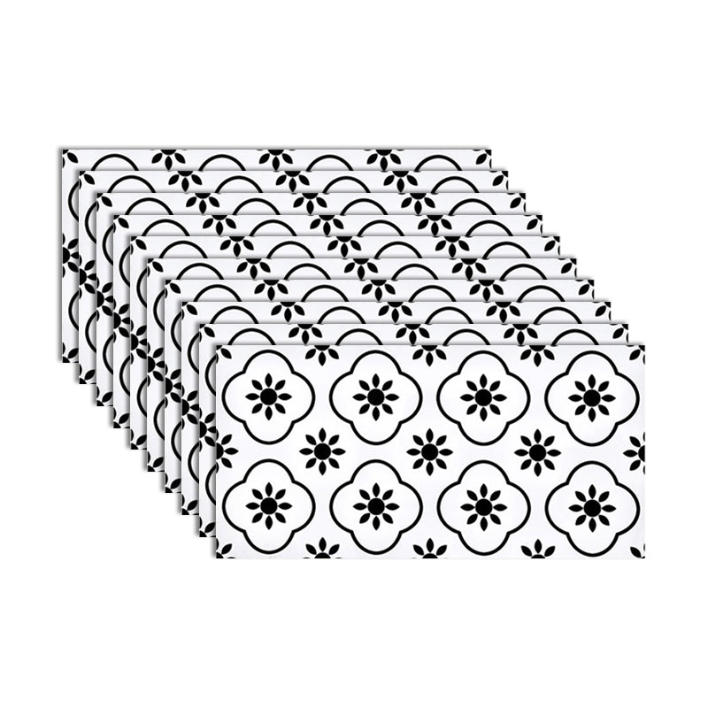 Rynx | PVC Rectangular 10 Pack 12" X 23" Peel & Stick Mosaic Tile Kitchen and Bathroom