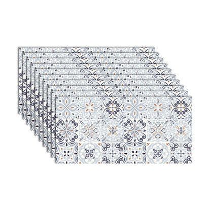 Rynx | PVC Rectangular 10 Pack 12" X 23" Peel & Stick Mosaic Tile Kitchen and Bathroom
