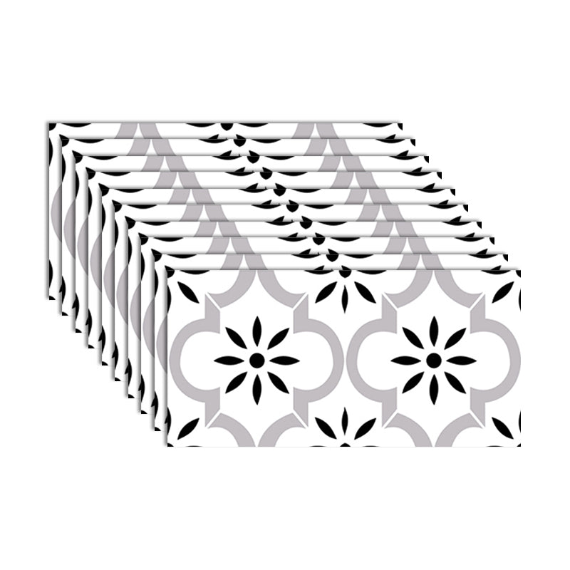Rynx | PVC Rectangular 10 Pack 12" X 23" Peel & Stick Mosaic Tile Kitchen and Bathroom