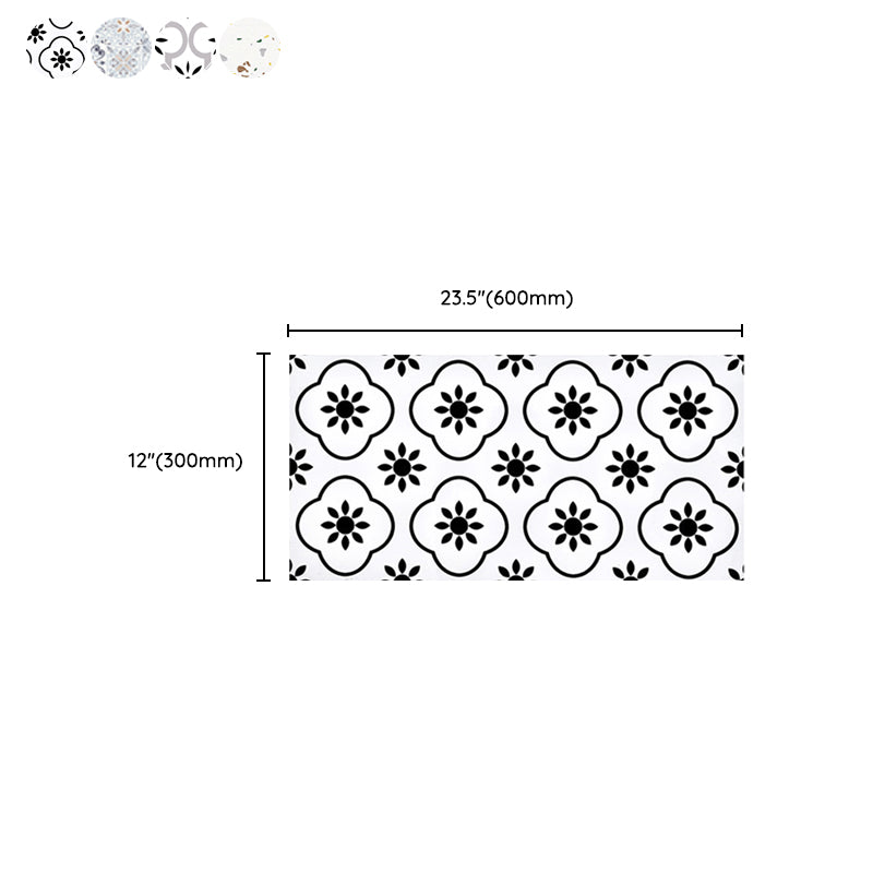 Rynx | PVC Rectangular 10 Pack 12" X 23" Peel & Stick Mosaic Tile Kitchen and Bathroom