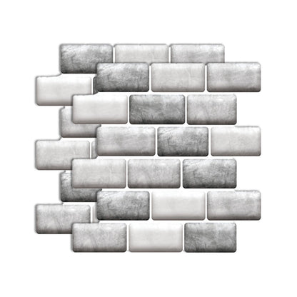 Rynx | Plastic Peel-and-Stick Tiles Indoor Subway Tiles Wallpaper with waterproof