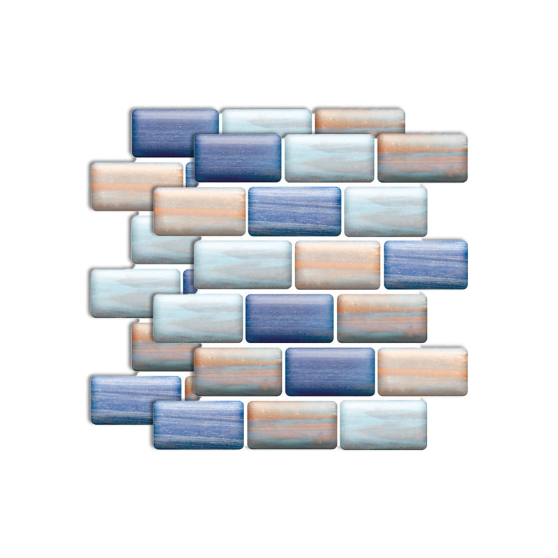 Rynx | Plastic Peel-and-Stick Tiles Indoor Subway Tiles Wallpaper with waterproof