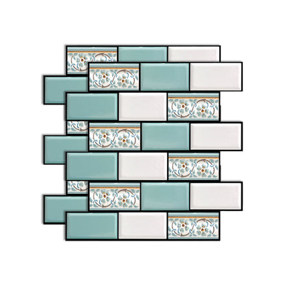 Rynx | Plastic Peel-and-Stick Tiles Indoor Subway Tiles Wallpaper with waterproof