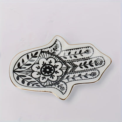 Rynx | PalmTray - Oval Ceramic Jewelry Tray
