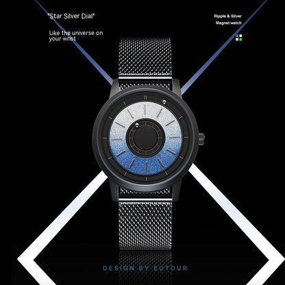 Rynx | Men's magnetic watch quartz original strap 40mm stainless steel strap