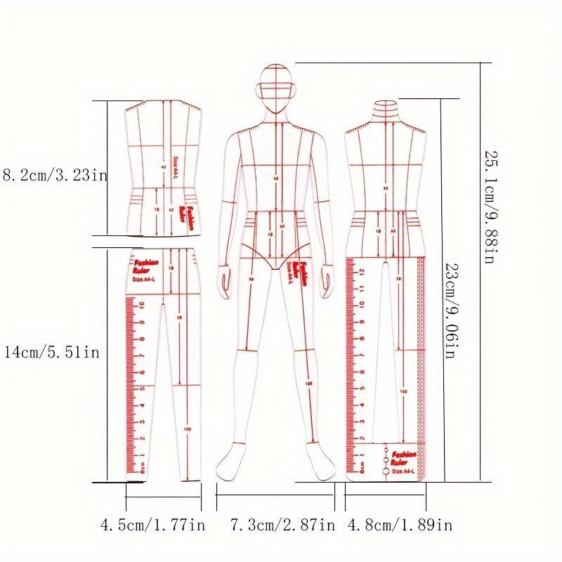 Rynx | Men's Clear Fashion Mannequin: Essential tool for tailoring and knitting