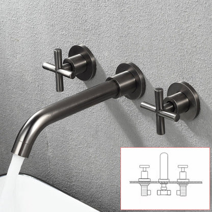 Rynx | Modern Wall-Mounted Faucet Bathroom Lever Bathtub Faucet