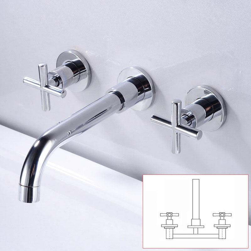 Rynx | Modern Wall-Mounted Faucet Bathroom Lever Bathtub Faucet