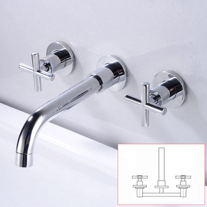 Rynx | Modern Wall-Mounted Faucet Bathroom Lever Bathtub Faucet