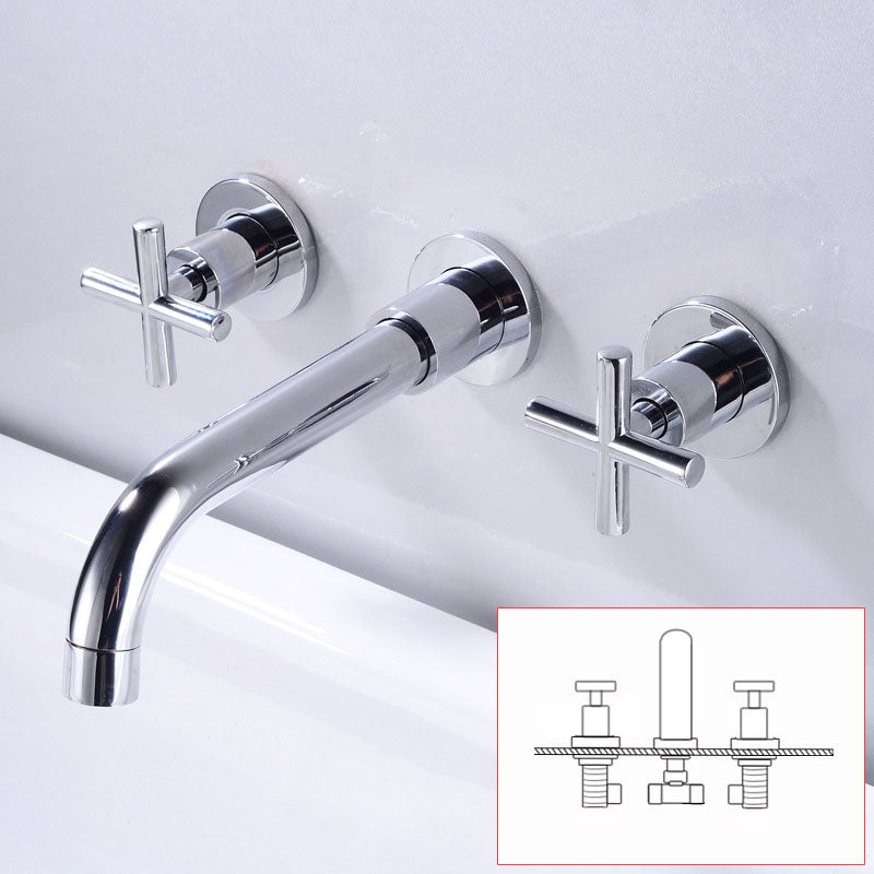 Rynx | Modern Wall-Mounted Faucet Bathroom Lever Bathtub Faucet