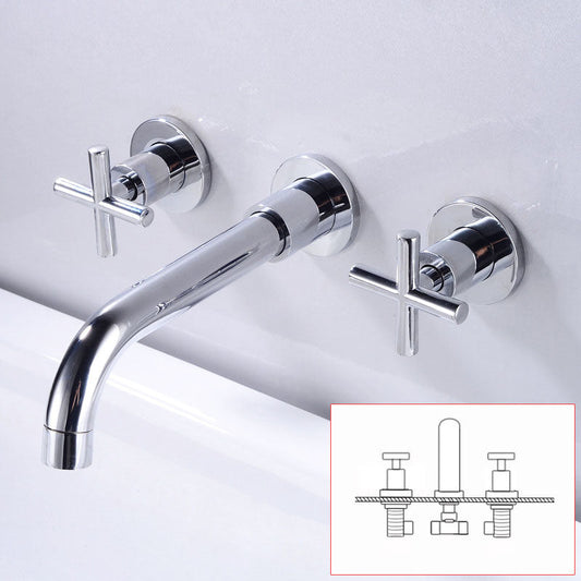 Rynx | Modern Wall-Mounted Faucet Bathroom Lever Bathtub Faucet