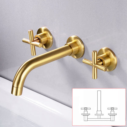 Rynx | Modern Wall-Mounted Faucet Bathroom Lever Bathtub Faucet