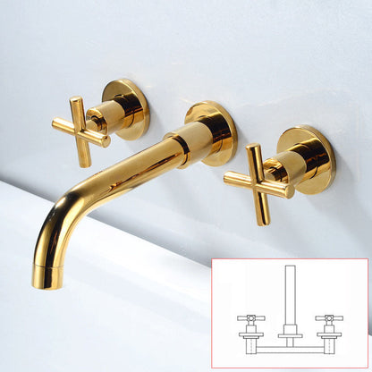 Rynx | Modern Wall-Mounted Faucet Bathroom Lever Bathtub Faucet