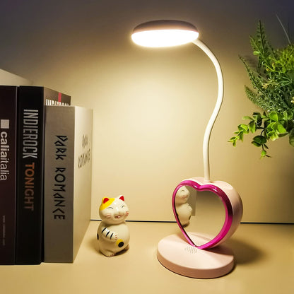 Rynx | Aluocyi Rosa LED Desk Lamp with USB Charging, Touch Control, Pen Holder & Phone Stand for Kids