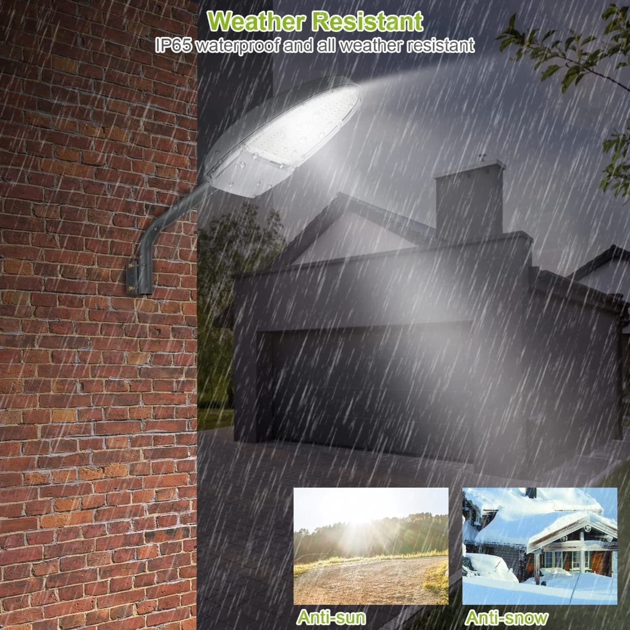 Rynx | Kocaso Wall Package Led Lights 144 Leds With Photo Cell Sensor - Ip65 Waterproof Outdoor Light