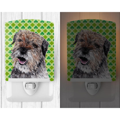 Rynx | Caroline'S Treasures St. Patrick'S Day Ceramic Night Light, 6X4X3", Multicolored, UL-Approved