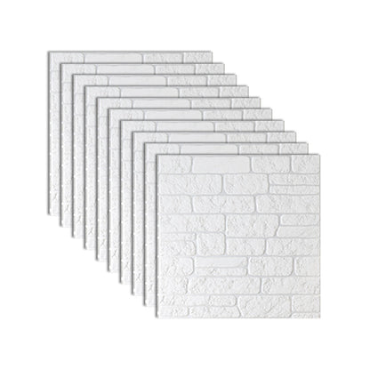 Rynx | Industrial 3D Brick Wall Plank Bathroom Living Room Wall Panel Set of 10