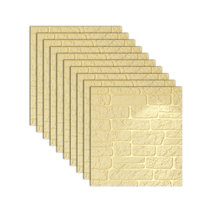Rynx | Industrial 3D Brick Wall Plank Bathroom Living Room Wall Panel Set of 10