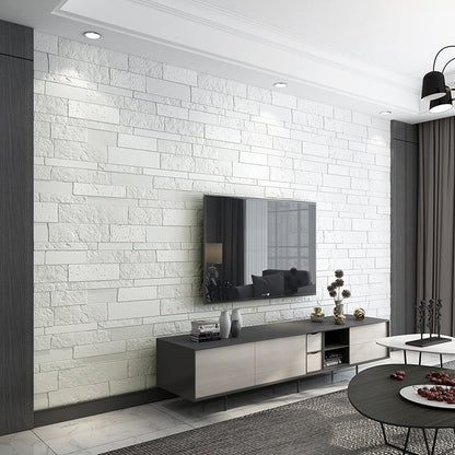 Rynx | Industrial 3D Brick Wall Plank Bathroom Living Room Wall Panel Set of 10