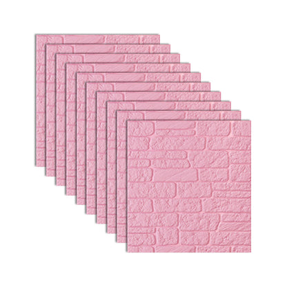 Rynx | Industrial 3D Brick Wall Plank Bathroom Living Room Wall Panel Set of 10