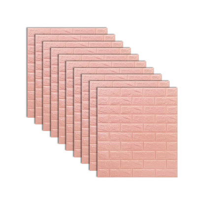 Rynx | Industrial 3D Brick Wall Plank Bathroom Living Room Wall Panel Set of 10